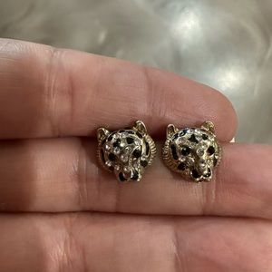Lion earrings ,May be Vintage